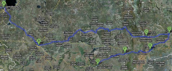 russland tour 2012